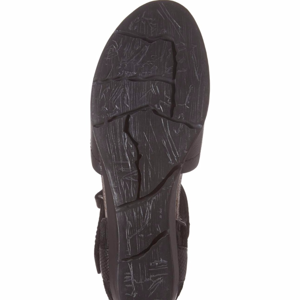 New! OTBT Women's Companion Mary Jane Wedge, Black - Picture 5 of 6